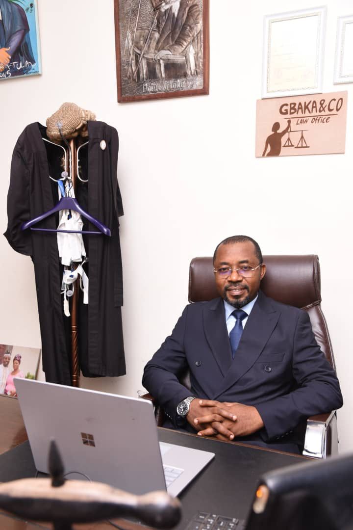 Barrister Gbaka Ernest Acho, elected by members of World Commerce and Contracting